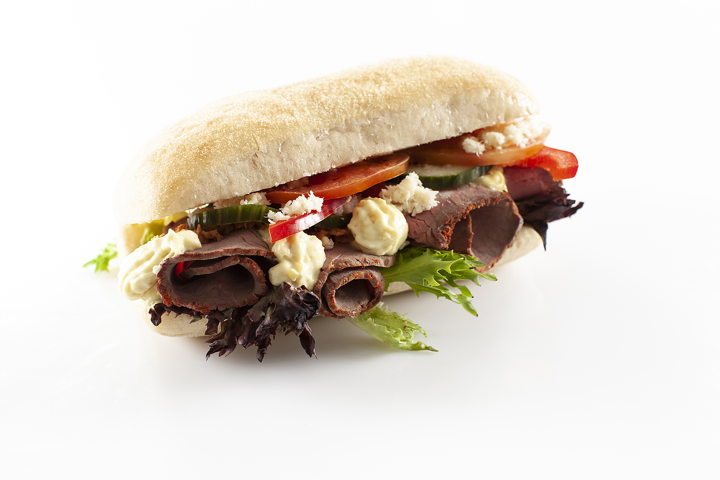 Sandwich I Stenovnsbolle Kaas Slagter Madbutik